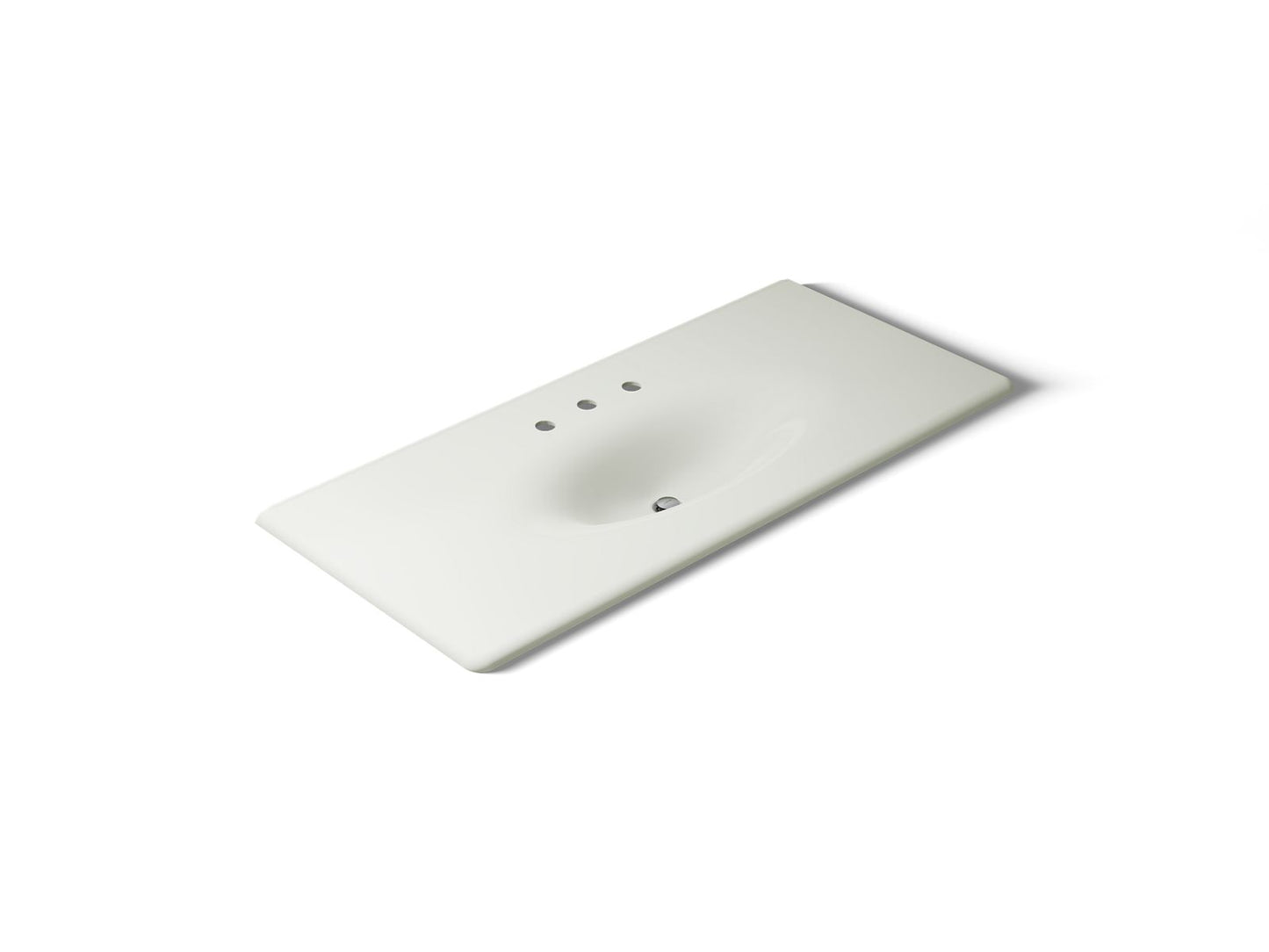 KOHLER Iron/Impressions 49" Enameled cast iron vanity top with integrated oval sink