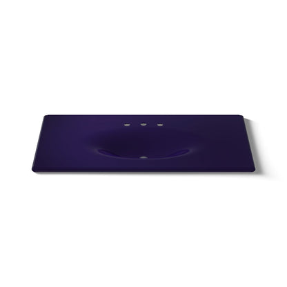 KOHLER Iron/Impressions 49" Enameled cast iron vanity top with integrated oval sink