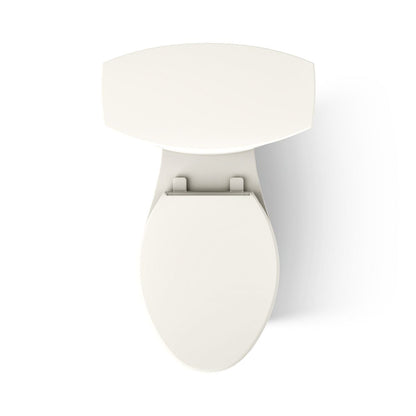 KOHLER K-30688 Kelston ContinuousClean Tall Two-piece Elongated Toilet, 1.28 GPF, Biscuit - top view of product