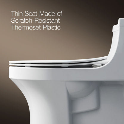 KOHLER K-30783 Lithe Quiet-Close elongated toilet seat