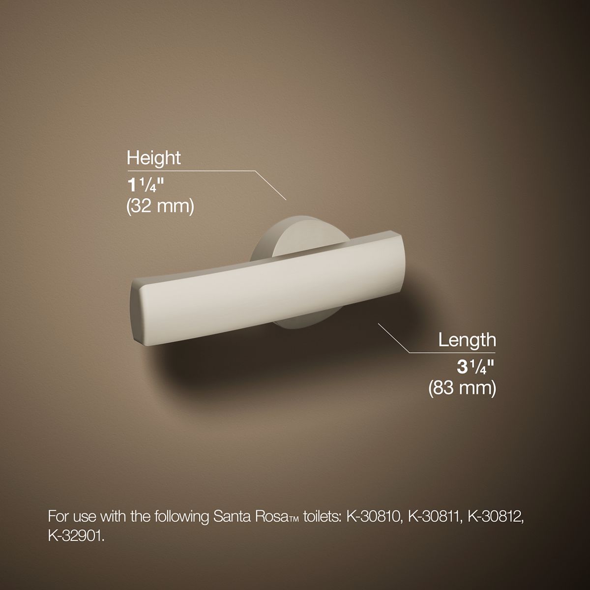KOHLER K-30919-L Santa Rosa Left-hand trip lever