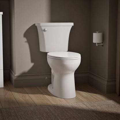 KOHLER K-31096 Highline Arc The Complete Solution® Two-piece Elongated Toilet, 1.28 GPF, White - image focused on single prod