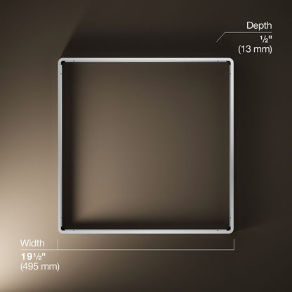 KOHLER Real Rain Overhead panel trim