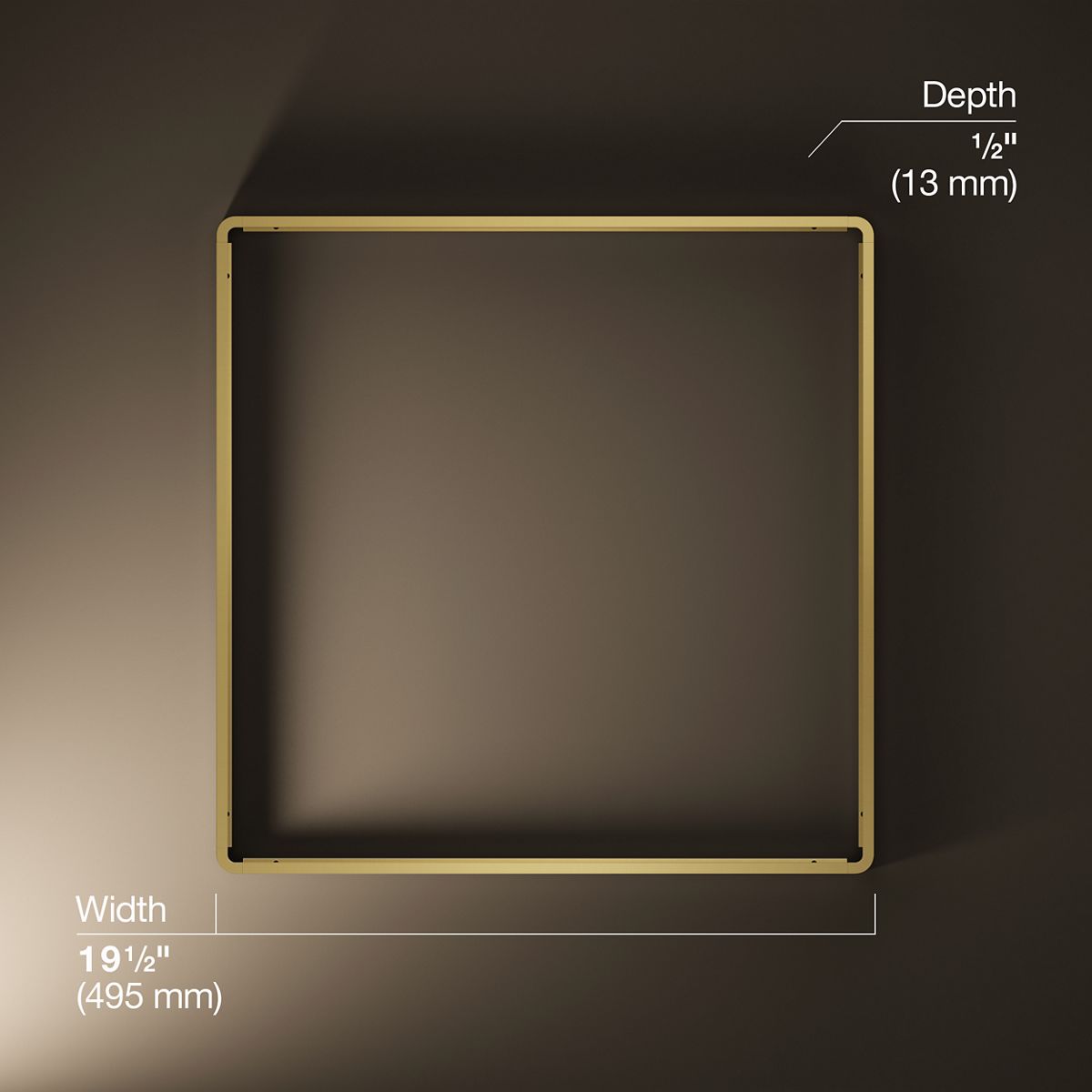 KOHLER Real Rain Overhead panel trim