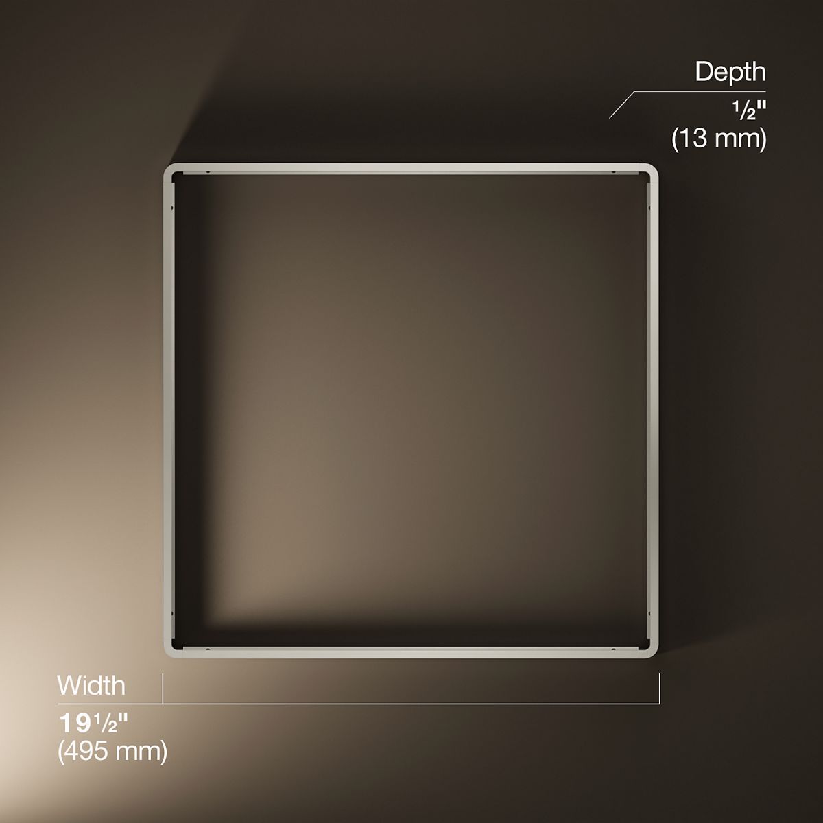 KOHLER Real Rain Overhead panel trim