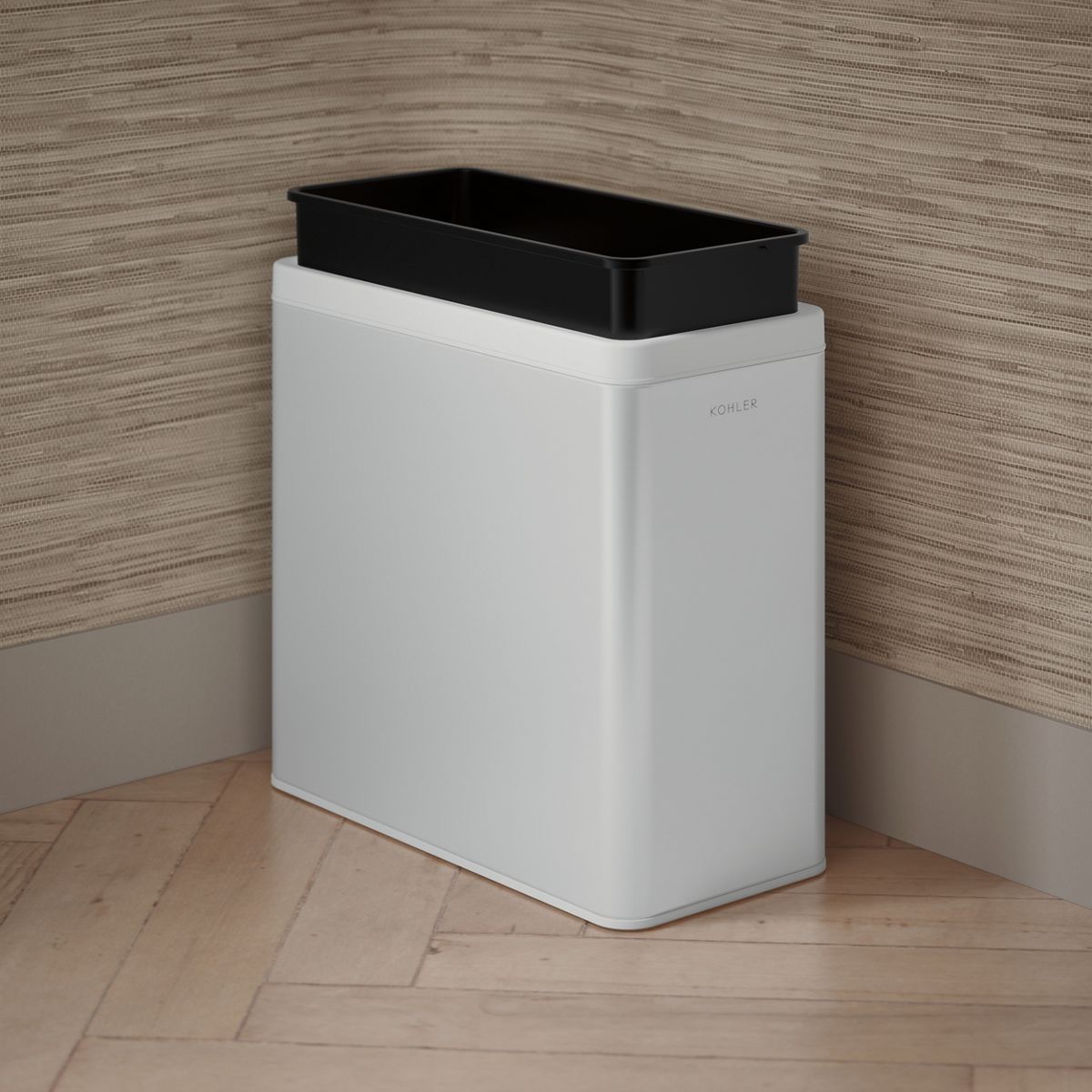 KOHLER K-31313 12-liter open-top trash can