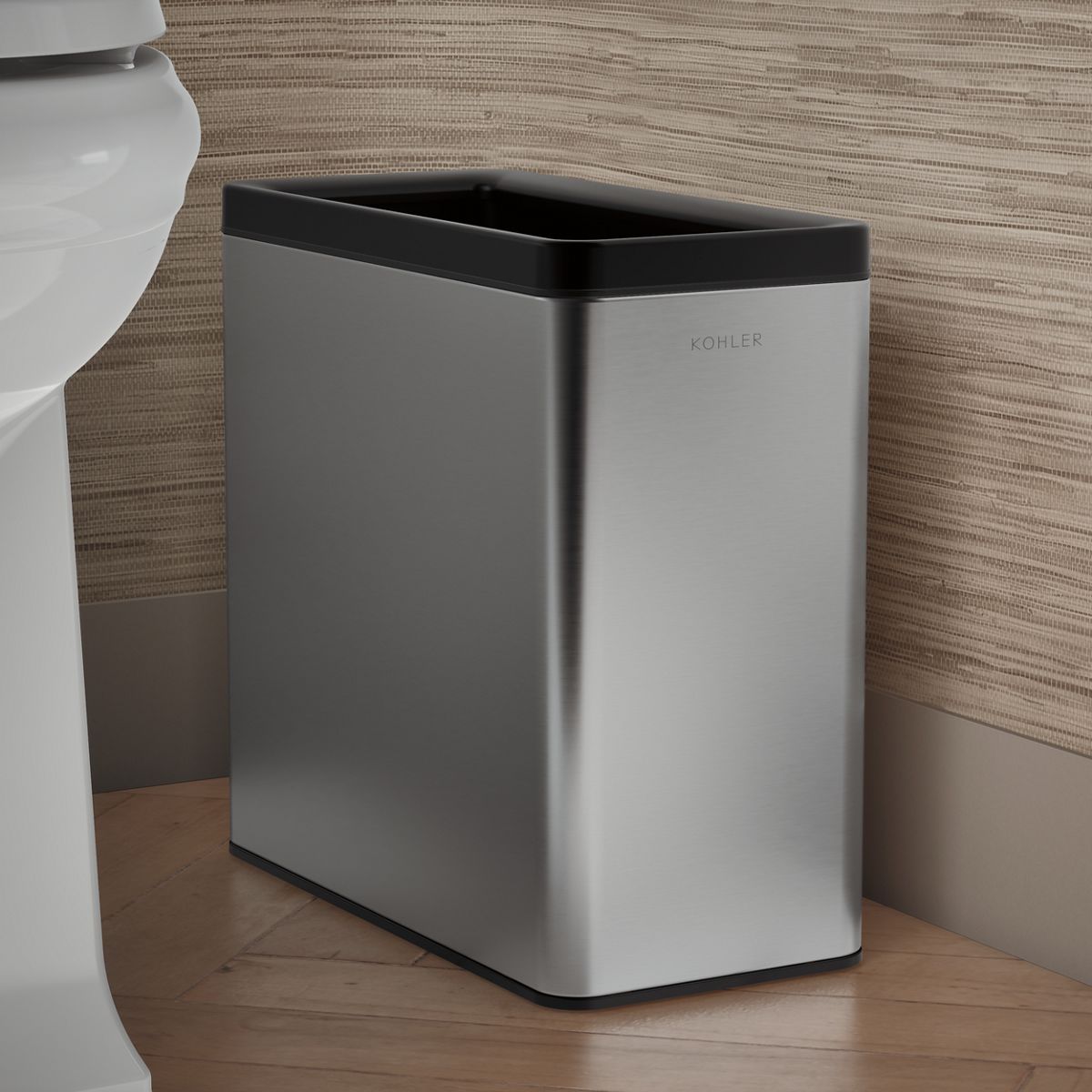 KOHLER K-31313 12-liter open-top trash can
