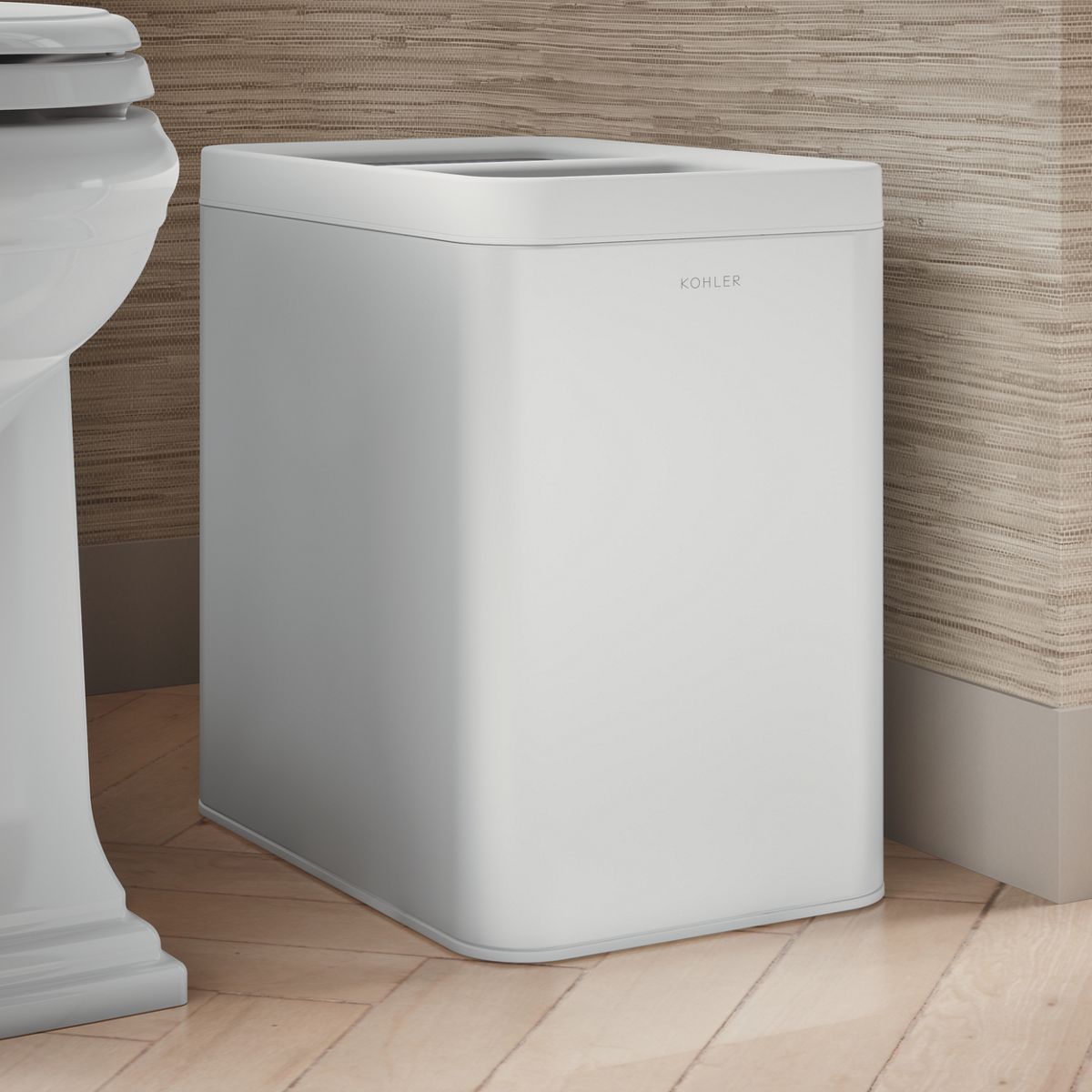 KOHLER K-31315 22-liter dual-compartment open-top trash can