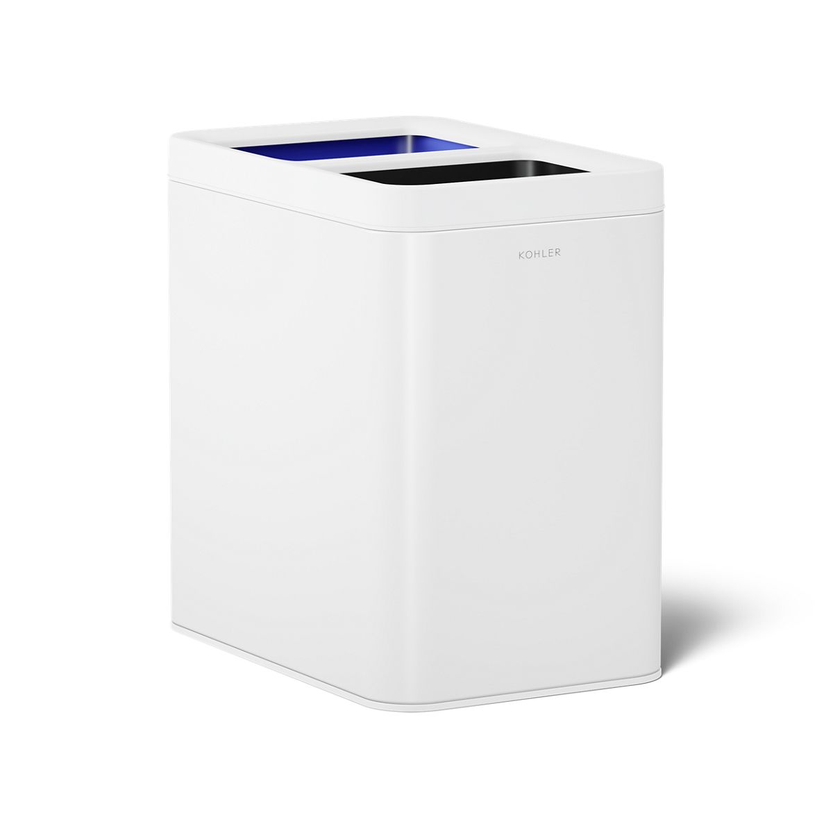 KOHLER K-31315 22-liter dual-compartment open-top trash can