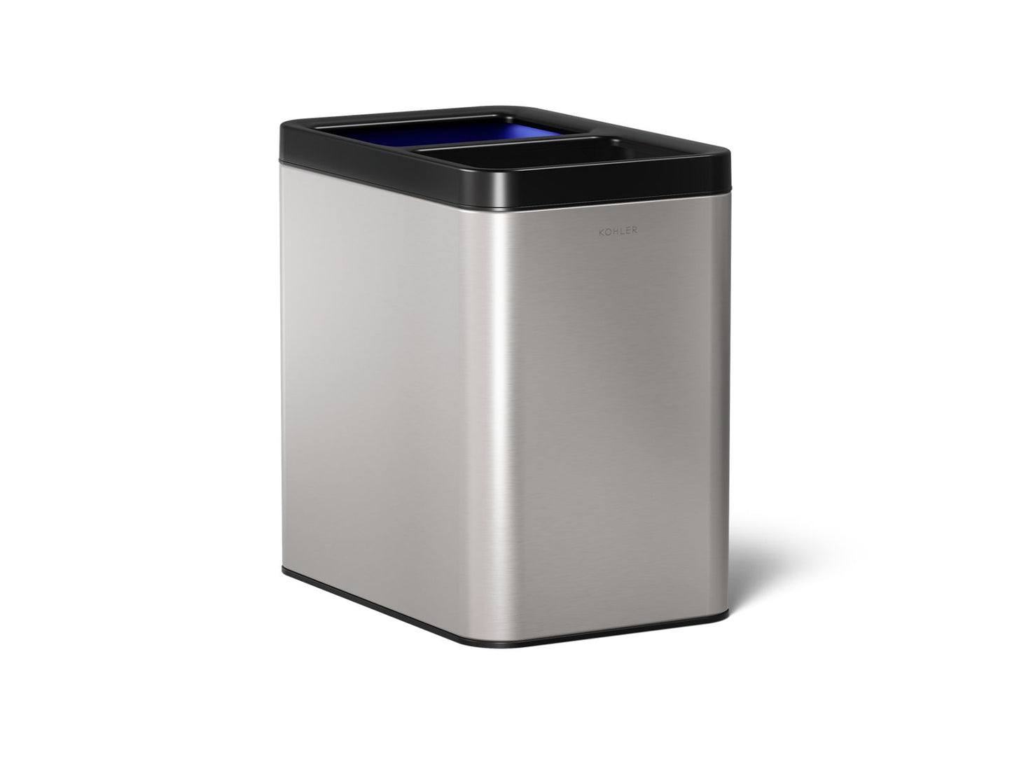 KOHLER K-31315 22-liter dual-compartment open-top trash can