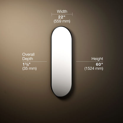 3/4 view of product with dimensions