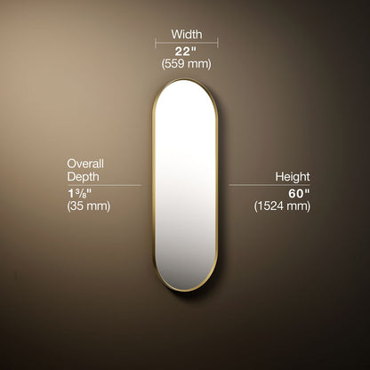 3/4 view of product with dimensions