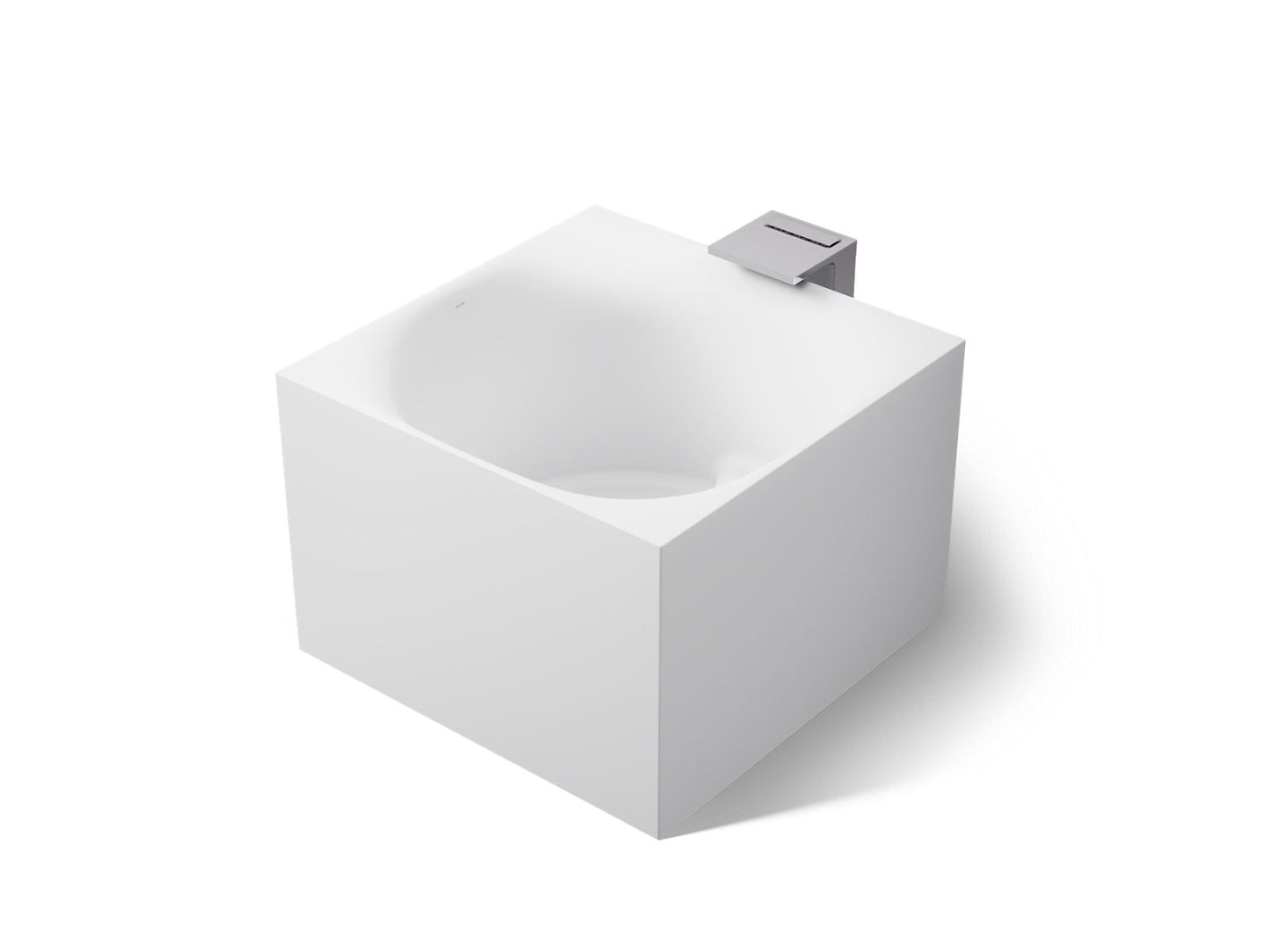 KOHLER K-31405-PFET Stillness Experience 46" x 46" freestanding bath