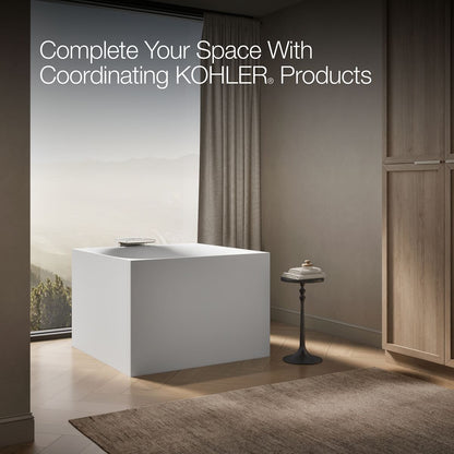 KOHLER K-31405-PFET Stillness Experience 46" x 46" freestanding bath