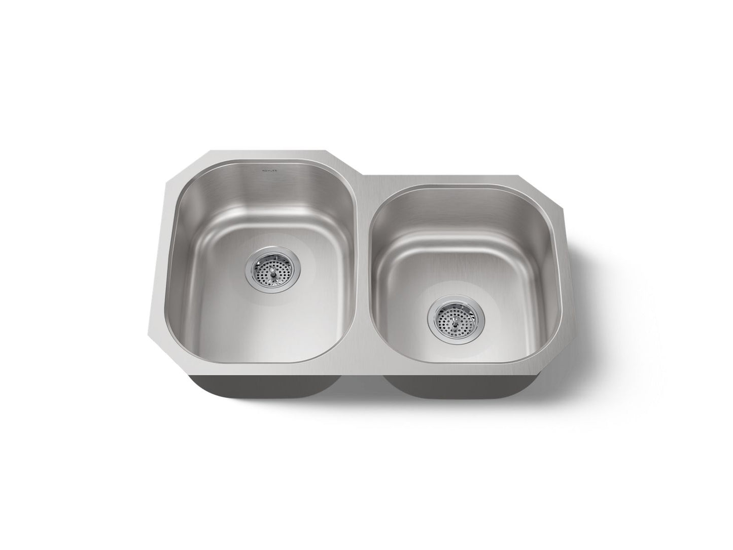 KOHLER K-3150 Undertone 31" undermount double-bowl kitchen sink