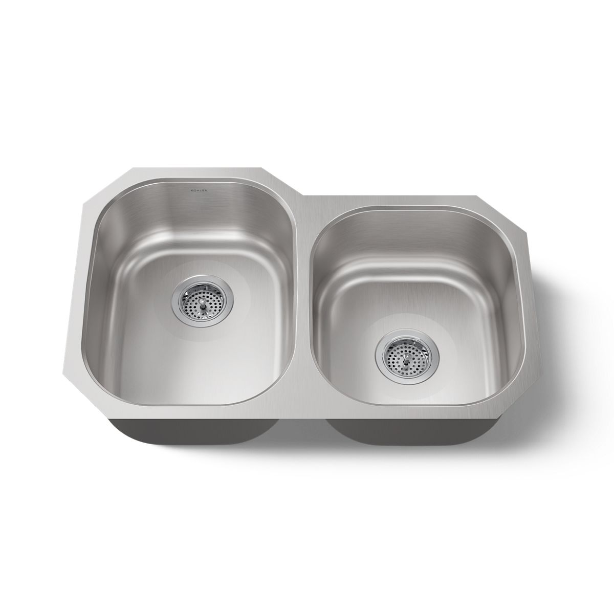 KOHLER K-3150 Undertone 31" undermount double-bowl kitchen sink