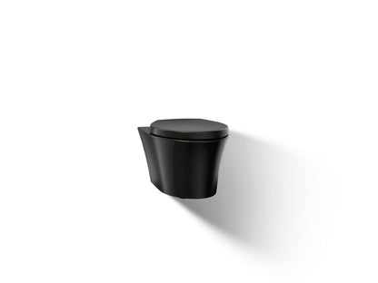 KOHLER K-31539 Veil Wall-hung compact elongated toilet, dual-flush