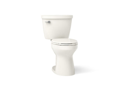 KOHLER K-31620-DRY Cimarron Two-piece Elongated Toilet, 1.6 GPF, Biscuit - 3/4 view of product