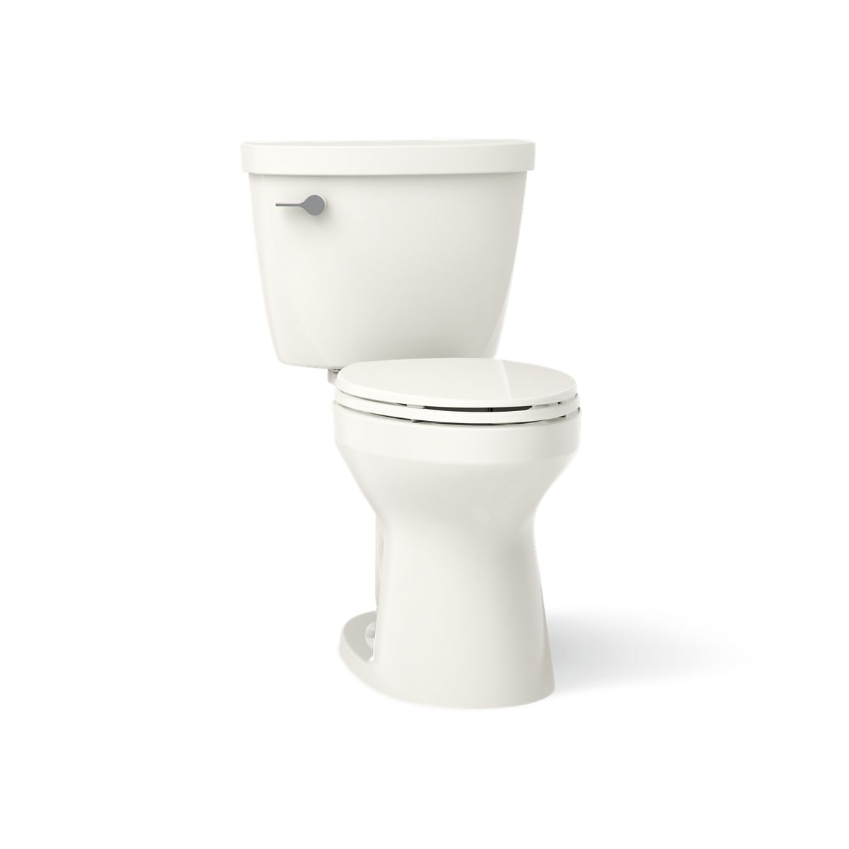 KOHLER K-31620-DRY Cimarron Two-piece Elongated Toilet, 1.6 GPF, Biscuit - 3/4 view of product