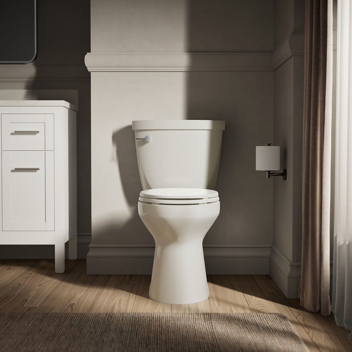 KOHLER K-31620 Cimarron ComForteeight Two-piece elongated 1.6 gpf chair-height toilet