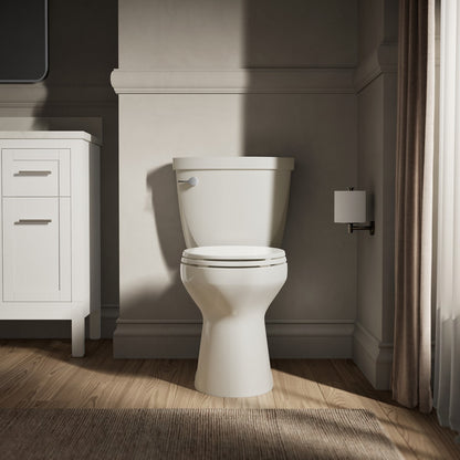 KOHLER K-31620 Cimarron ComForteeight Two-piece elongated 1.6 gpf chair-height toilet