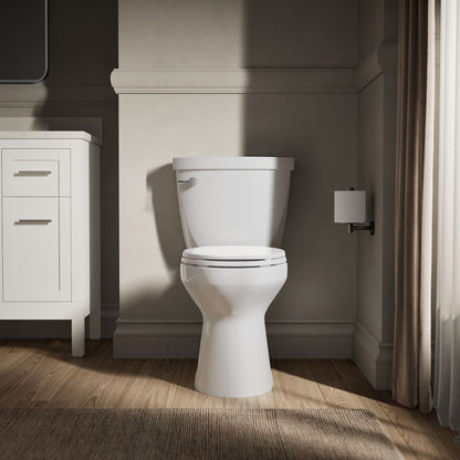 KOHLER K-31620-RA Cimarron ComForteeight Two-piece elongated 1.6 gpf chair-height toilet