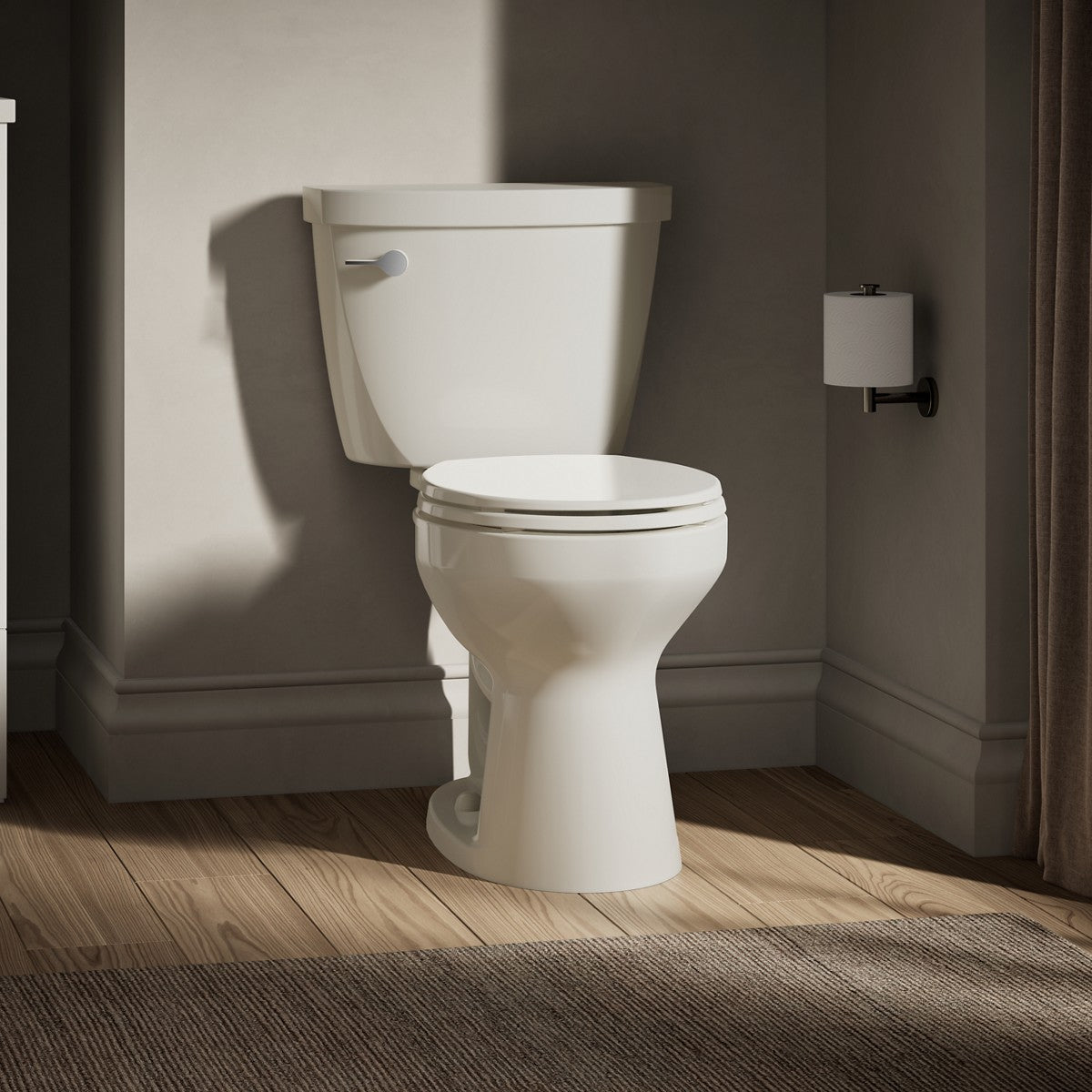 KOHLER K-31640 Cimarron ComForteeight Two-piece round-front 1.6 gpf chair-height toilet