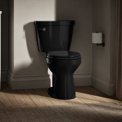 KOHLER K-31640 Cimarron ComForteeight Two-piece round-front 1.6 gpf chair-height toilet
