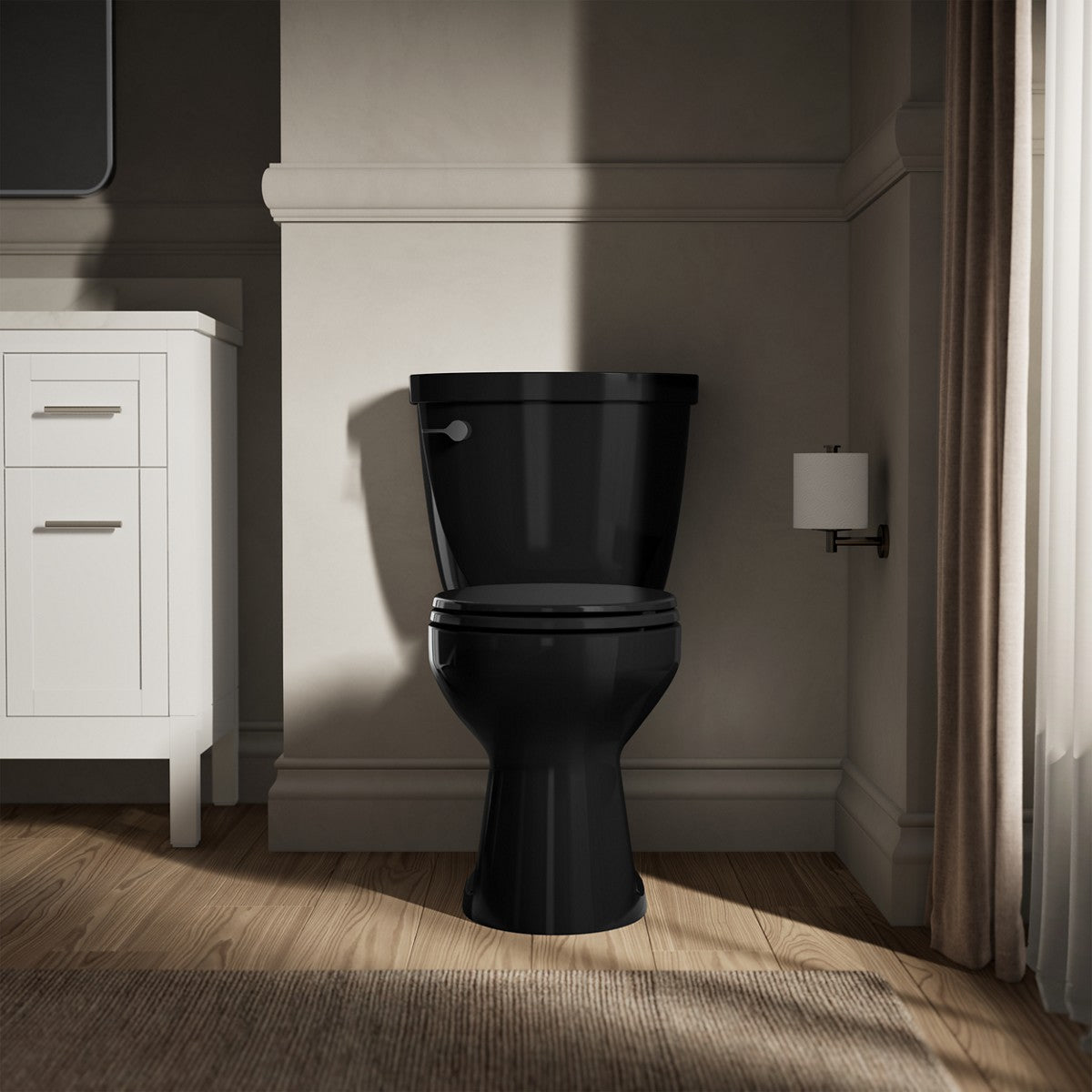 KOHLER K-31640 Cimarron ComForteeight Two-piece round-front 1.6 gpf chair-height toilet
