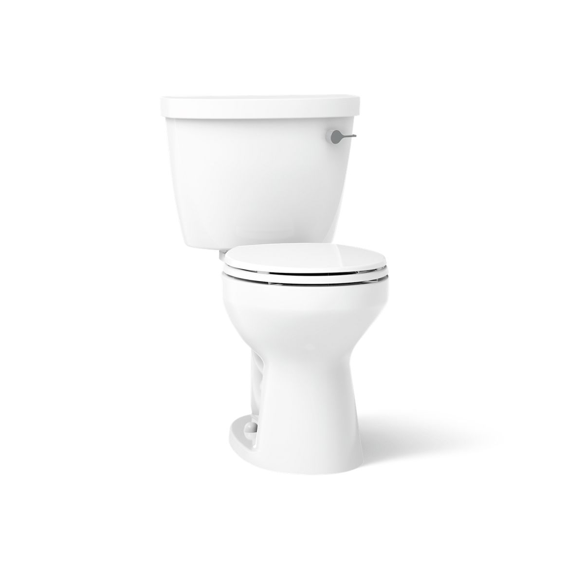 KOHLER K-31640-RA Cimarron ComForteeight Two-piece round-front 1.6 gpf chair-height toilet - White