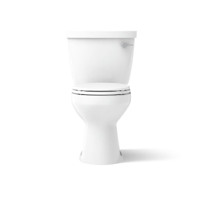 KOHLER K-31640-RA Cimarron ComForteeight Two-piece round-front 1.6 gpf chair-height toilet - White