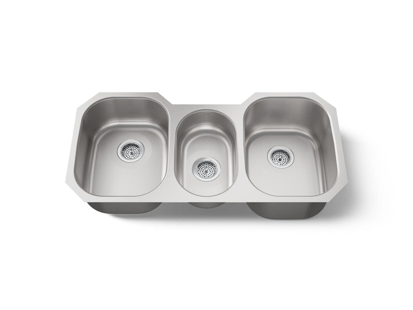 KOHLER K-3166 Undertone 41-3/4" undermount triple-bowl kitchen sink