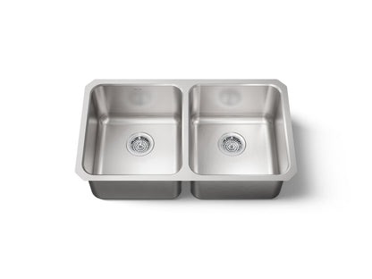 KOHLER K-3171 Undertone 31-1/2" undermount double-bowl kitchen sink