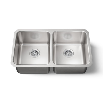 KOHLER K-3171 Undertone 31-1/2" undermount double-bowl kitchen sink