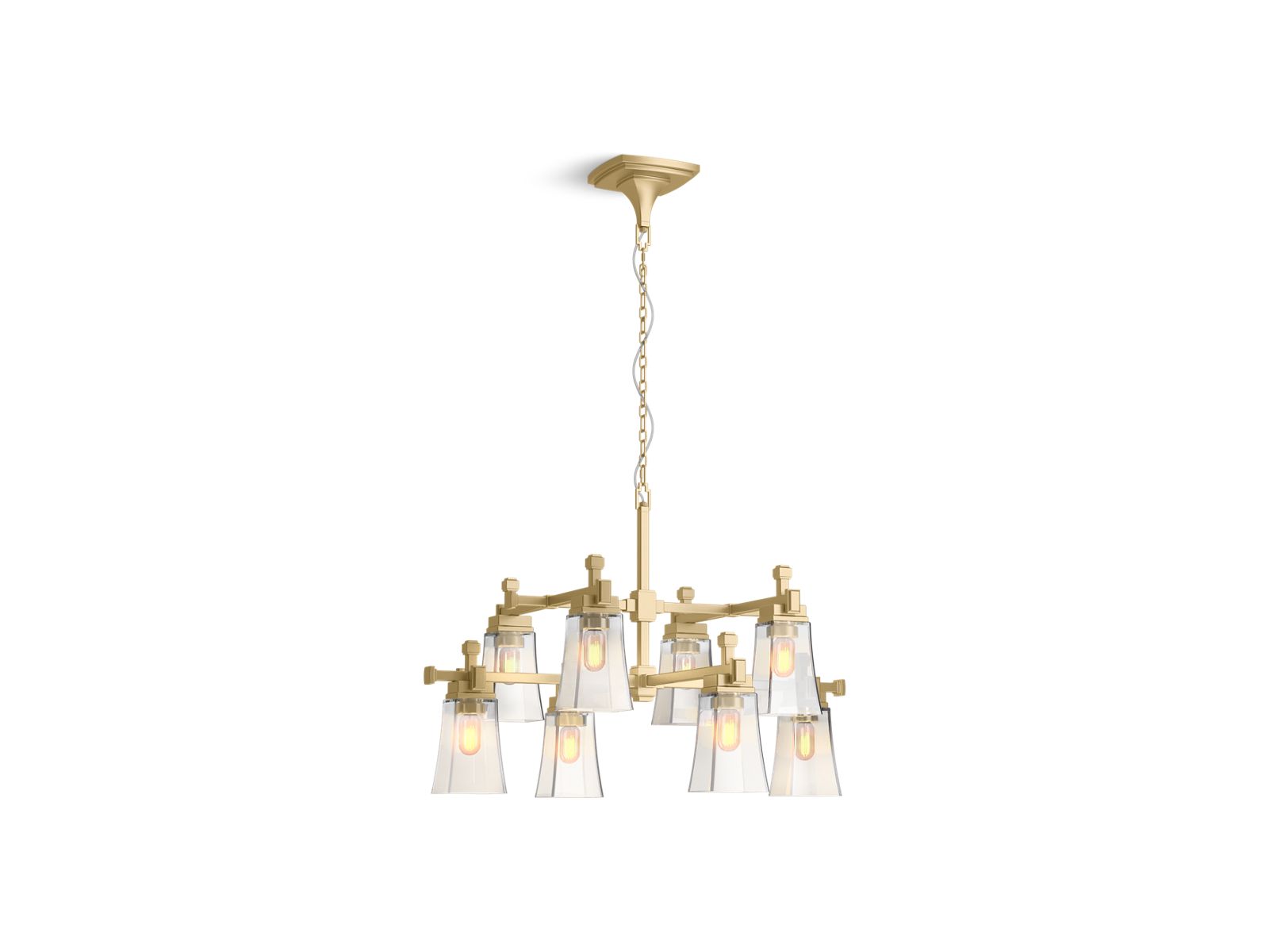 3/4 view of product with light on