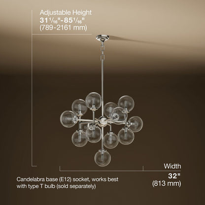 3/4 view of product with dimensions
