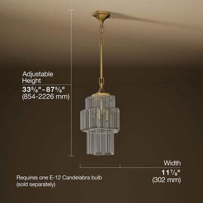 3/4 view of product with dimensions