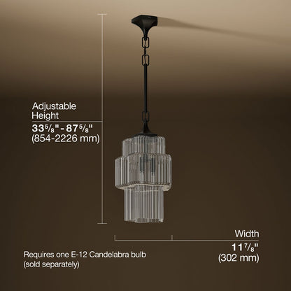 3/4 view of product with dimensions