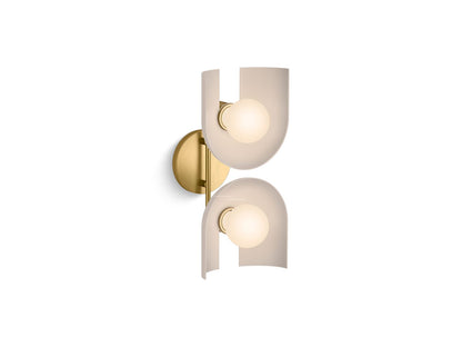 KOHLER K-31783-SC02 Jabot Two-light sconce