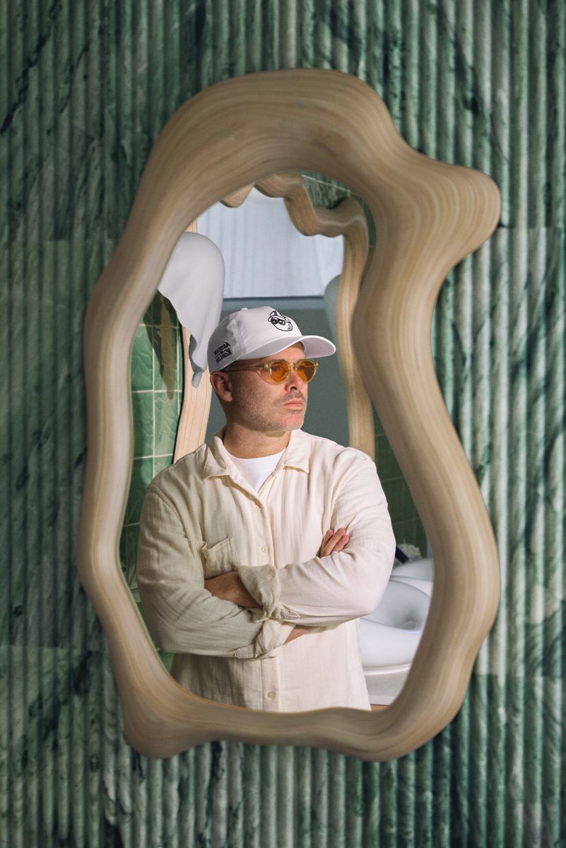 KOHLER Landshapes™ by Daniel Arsham 27" x 39" framed mirror
