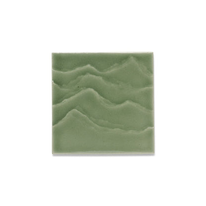 KOHLER Landshapes™ by Daniel Arsham 4" x 4" Feature Tile produced by the KOHLER WasteLAB