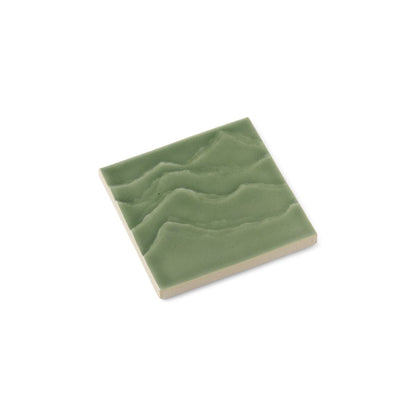 KOHLER Landshapes™ by Daniel Arsham 4" x 4" Feature Tile produced by the KOHLER WasteLAB