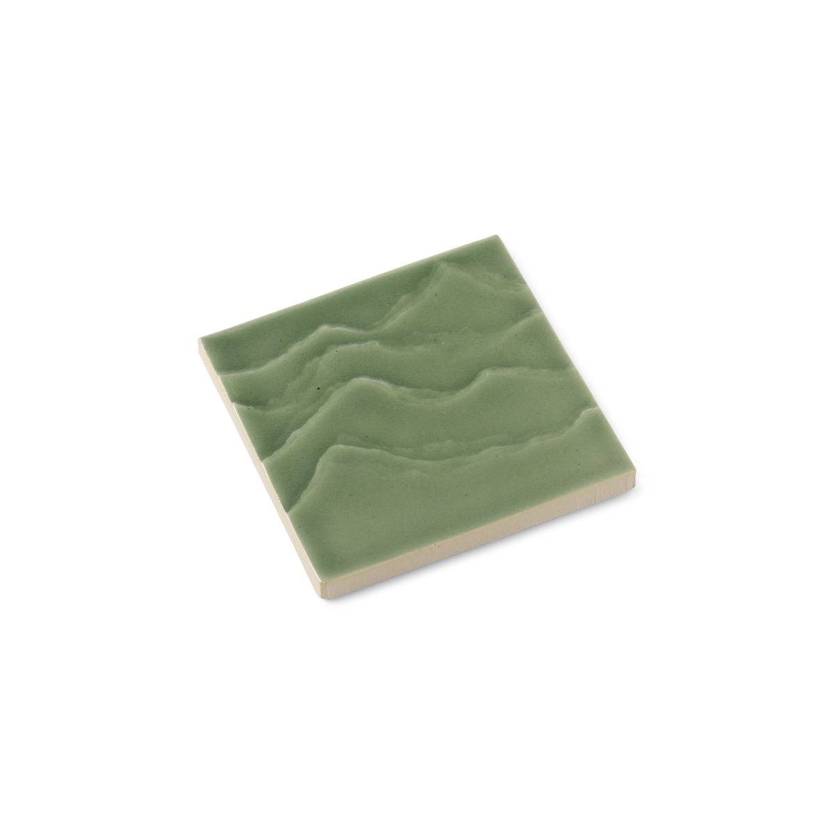 KOHLER Landshapes™ by Daniel Arsham 4" x 4" Feature Tile produced by the KOHLER WasteLAB