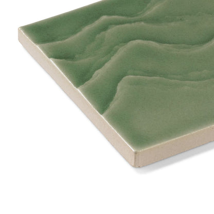 KOHLER Landshapes™ by Daniel Arsham 4" x 4" Feature Tile produced by the KOHLER WasteLAB