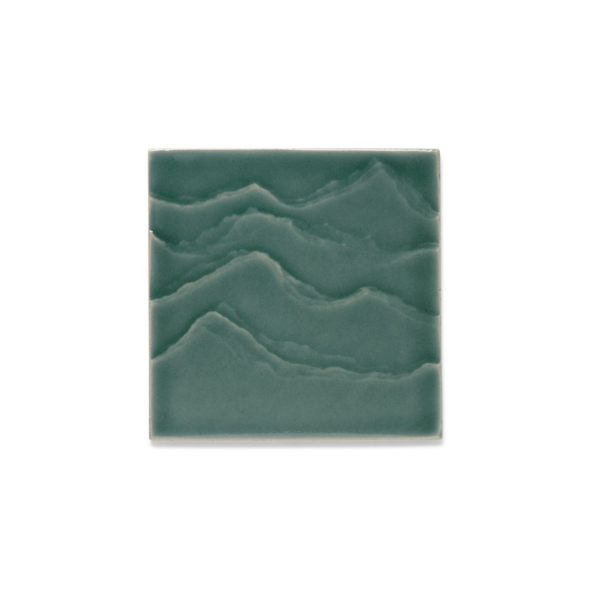 KOHLER Landshapes™ by Daniel Arsham 4" x 4" Feature Tile produced by the KOHLER WasteLAB