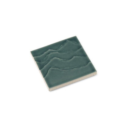 KOHLER Landshapes™ by Daniel Arsham 4" x 4" Feature Tile produced by the KOHLER WasteLAB