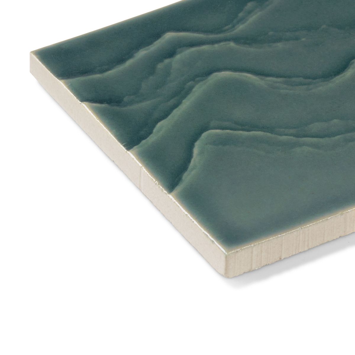 KOHLER Landshapes™ by Daniel Arsham 4" x 4" Feature Tile produced by the KOHLER WasteLAB