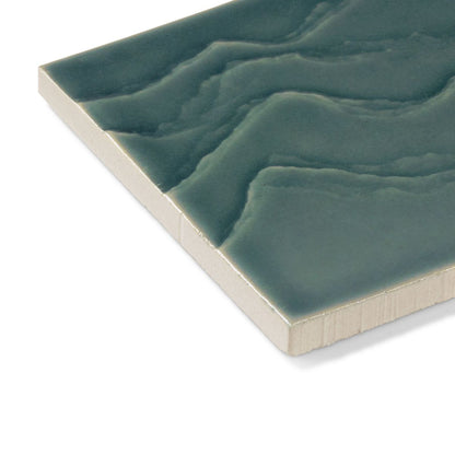 KOHLER Landshapes™ by Daniel Arsham 4" x 4" Feature Tile produced by the KOHLER WasteLAB