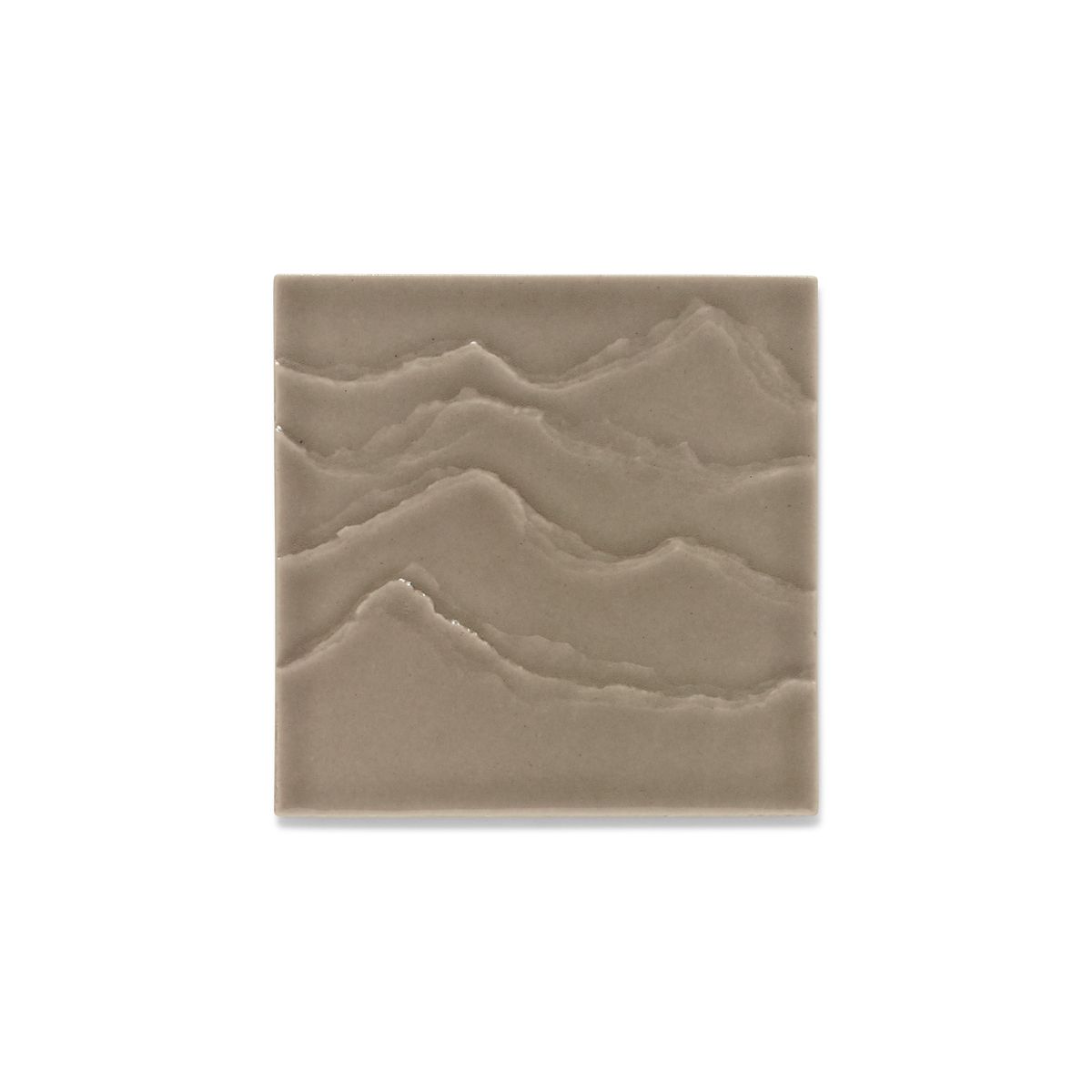 KOHLER Landshapes™ by Daniel Arsham 4" x 4" Feature Tile produced by the KOHLER WasteLAB