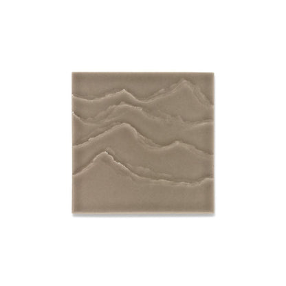 KOHLER Landshapes™ by Daniel Arsham 4" x 4" Feature Tile produced by the KOHLER WasteLAB